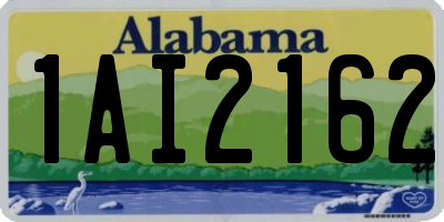 AL license plate 1AI2162