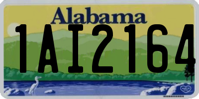 AL license plate 1AI2164