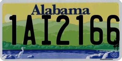 AL license plate 1AI2166