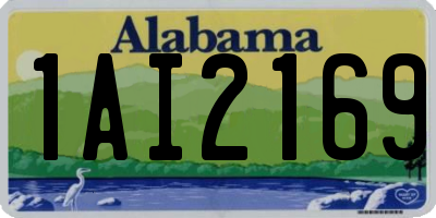 AL license plate 1AI2169