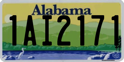 AL license plate 1AI2171