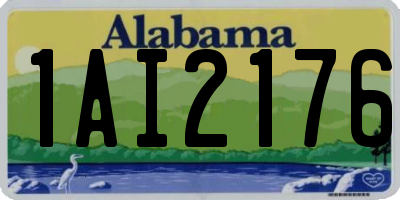AL license plate 1AI2176