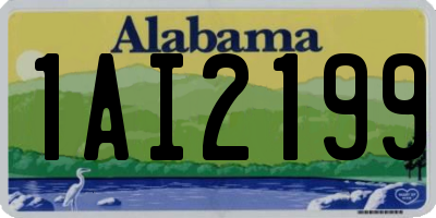AL license plate 1AI2199