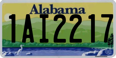 AL license plate 1AI2217