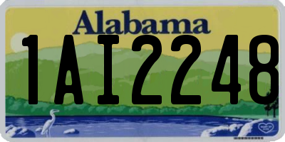 AL license plate 1AI2248