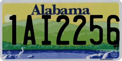 AL license plate 1AI2256