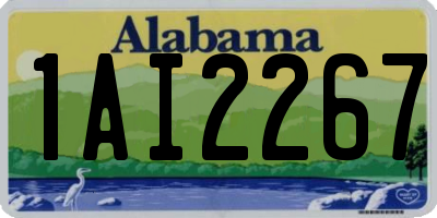 AL license plate 1AI2267