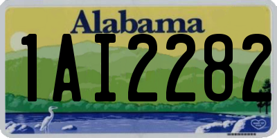 AL license plate 1AI2282