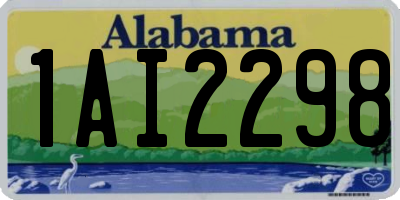 AL license plate 1AI2298