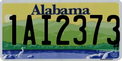 AL license plate 1AI2373
