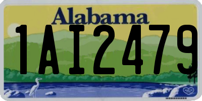 AL license plate 1AI2479