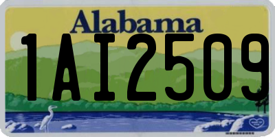 AL license plate 1AI2509