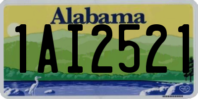 AL license plate 1AI2521