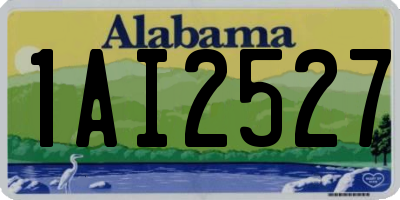 AL license plate 1AI2527