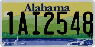 AL license plate 1AI2548