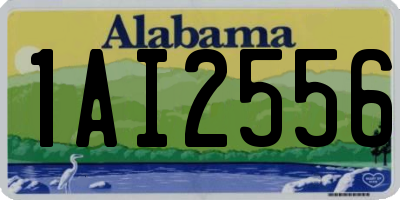AL license plate 1AI2556