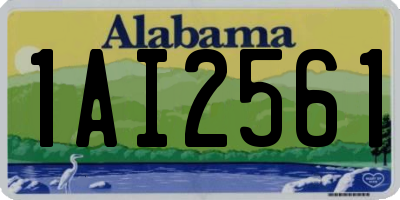 AL license plate 1AI2561