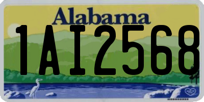 AL license plate 1AI2568