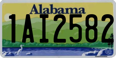 AL license plate 1AI2582
