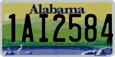 AL license plate 1AI2584