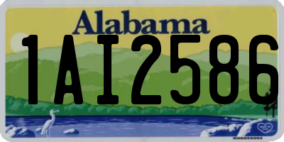 AL license plate 1AI2586