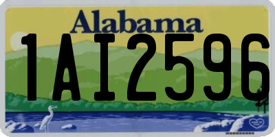 AL license plate 1AI2596
