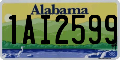 AL license plate 1AI2599