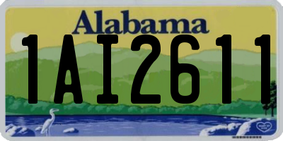 AL license plate 1AI2611