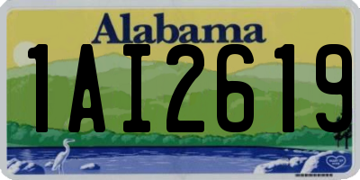 AL license plate 1AI2619