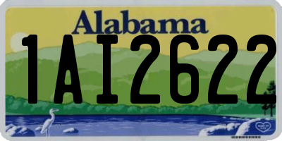 AL license plate 1AI2622