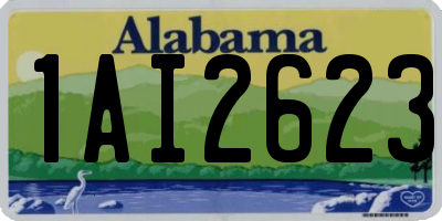 AL license plate 1AI2623