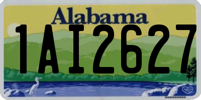AL license plate 1AI2627