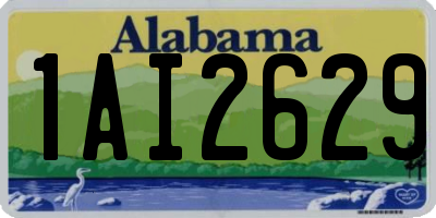AL license plate 1AI2629