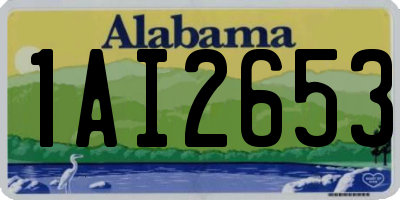 AL license plate 1AI2653
