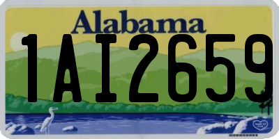 AL license plate 1AI2659