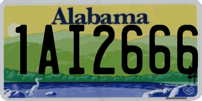 AL license plate 1AI2666