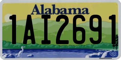 AL license plate 1AI2691