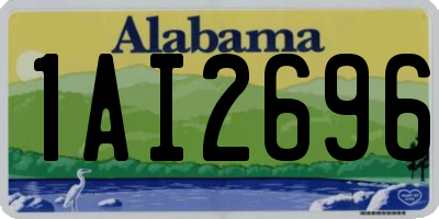 AL license plate 1AI2696
