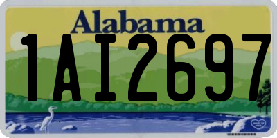 AL license plate 1AI2697