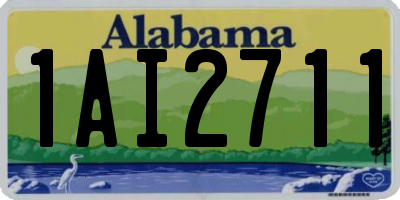 AL license plate 1AI2711