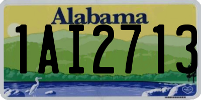 AL license plate 1AI2713
