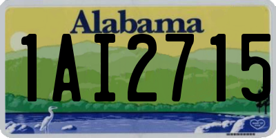 AL license plate 1AI2715