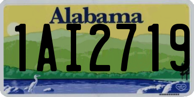 AL license plate 1AI2719