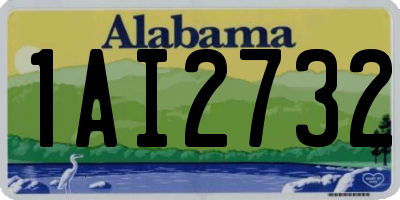 AL license plate 1AI2732