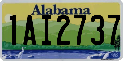 AL license plate 1AI2737