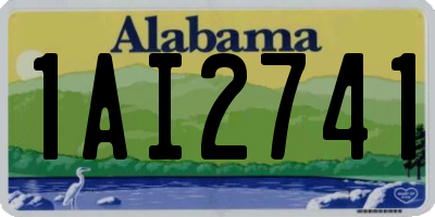 AL license plate 1AI2741