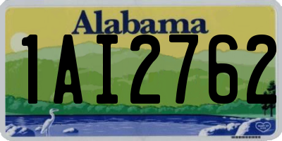 AL license plate 1AI2762