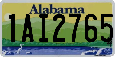 AL license plate 1AI2765