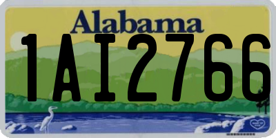 AL license plate 1AI2766