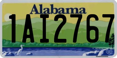 AL license plate 1AI2767
